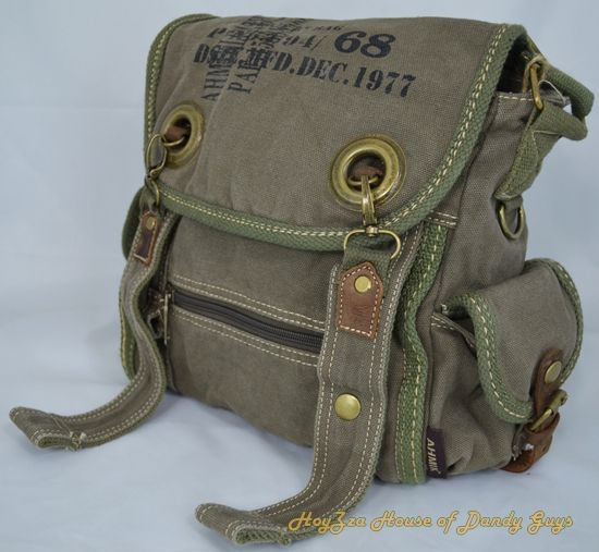 Canvas Vintage Casual Small Size messenger Shoulder Bag  