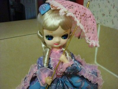 Bradley Styled Vintage Doll Music Box Plays Love Story  