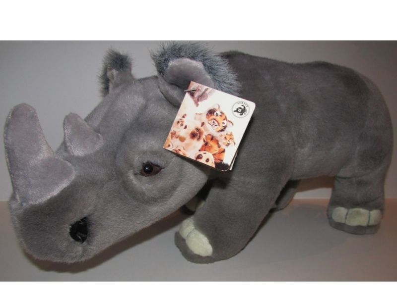 Rhinoceros Rhino Plush 20 51cm LEOSCO NEW PELUCHE  