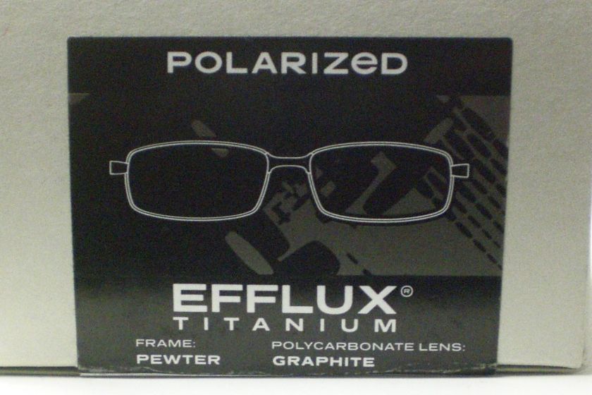 REVO EFFLUX RE 8002 01 PEWTER POLARIZED SUNGLASES 8002  