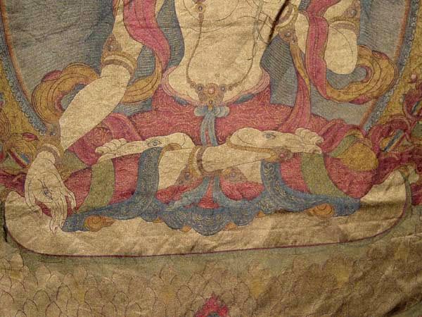 29 Tibet Silk Embroider White Tara Thangka Tangka  