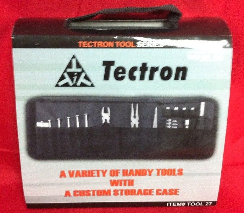 BRAND NEW SMALL BLACK HANDY TOOL CARRY CASE 25 PIECES  
