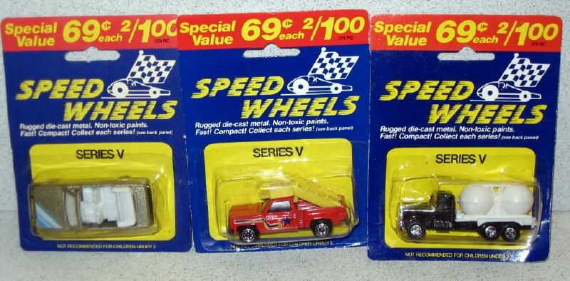 Diecast Series V Speed Wheels Lot Of 3 Cars MOC #2  
