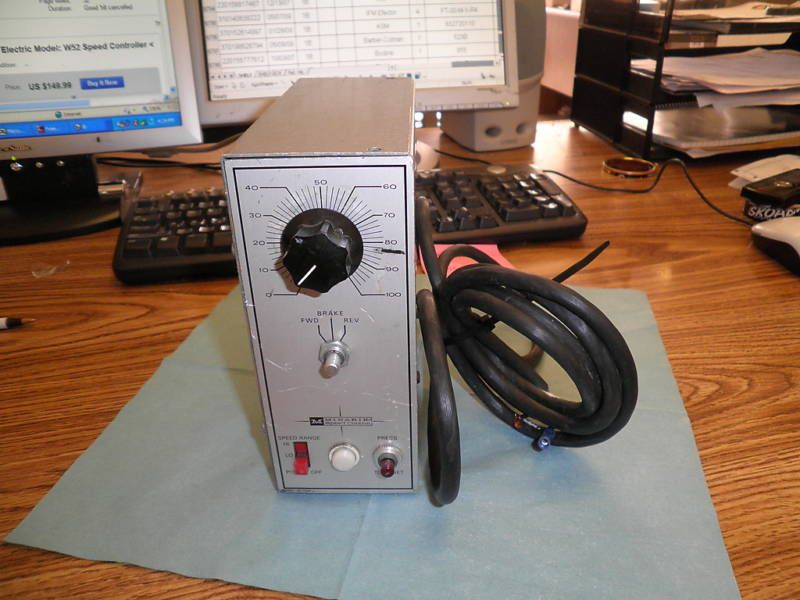 Minarik Electric Model W52 Speed Controller 