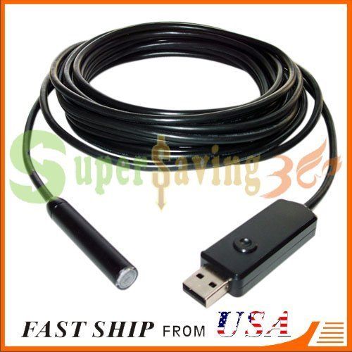   Waterproof Endoscope Borescope Snake Inspection Camera Fast USA Ship