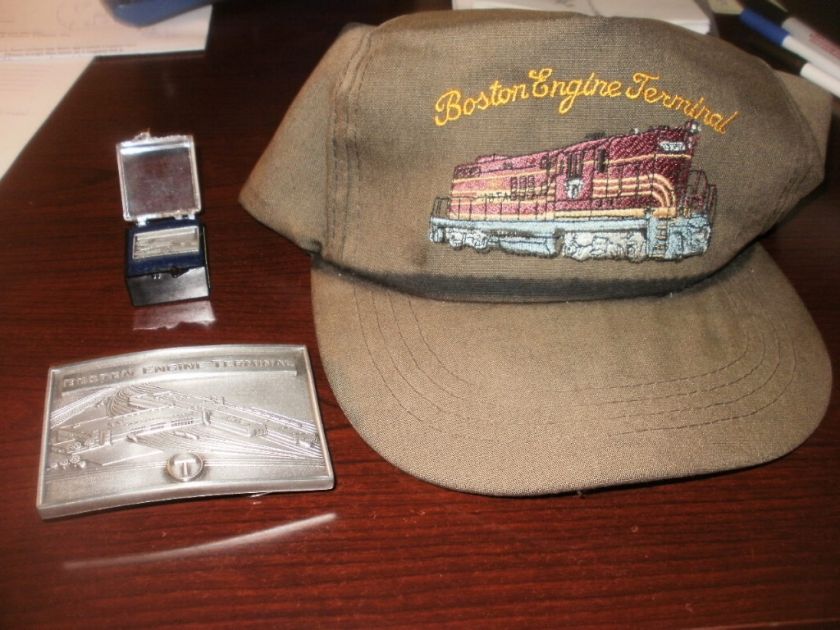 Boston Engine Terminal MBTA Grand opening Train set hat  