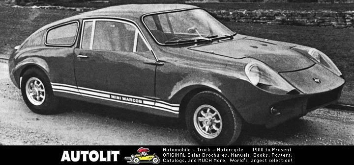 1968 Marcos Mini Marcos GT 850 Factory Photo  