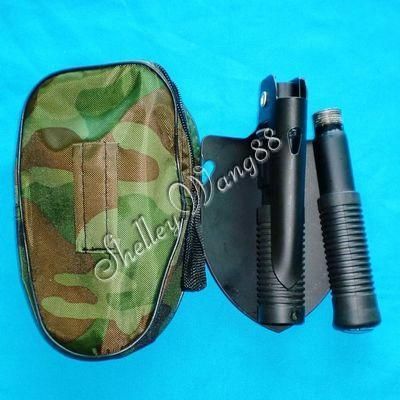 Mini Pick Camping Folding Foldable Spade Shovel /w Case  