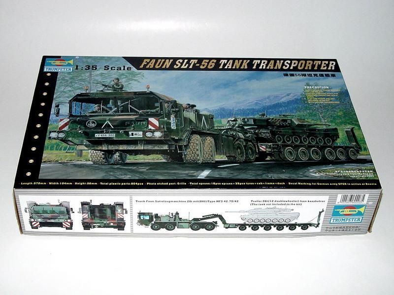 Trumpeter 135 Faun Elephant SLT 56 Panzer Transporter  