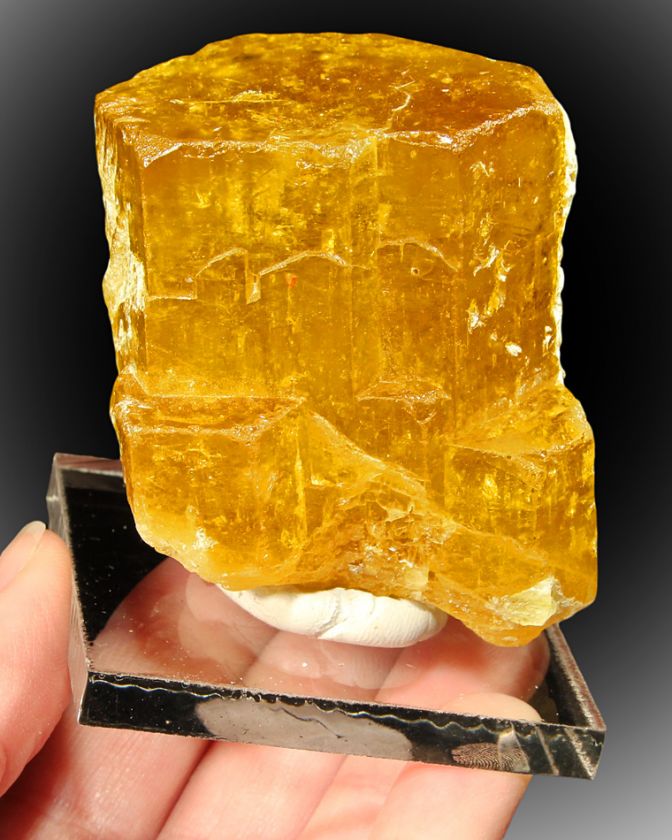 788ct 2.1 Gem YELLOW HELIODOR Beryl Crystal Takikistan  