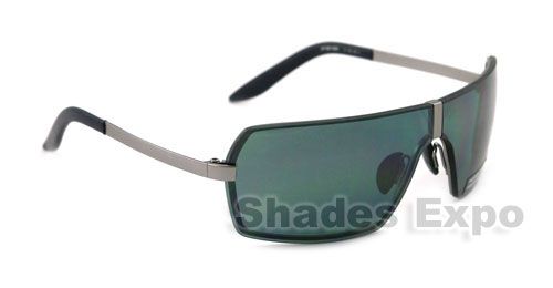 NEW PORSCHE SUNGLASSES P 8491 B BLACK P8491 AUTH  