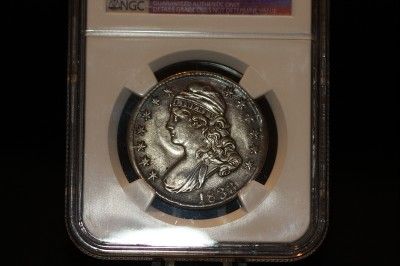 NGC 1833 CAPPED BUST HALF DOLLAR AU DETAILS  (NICE)  