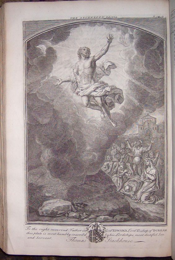 1733 Stackhouse History of Holy Bible/Maps/Engravings  
