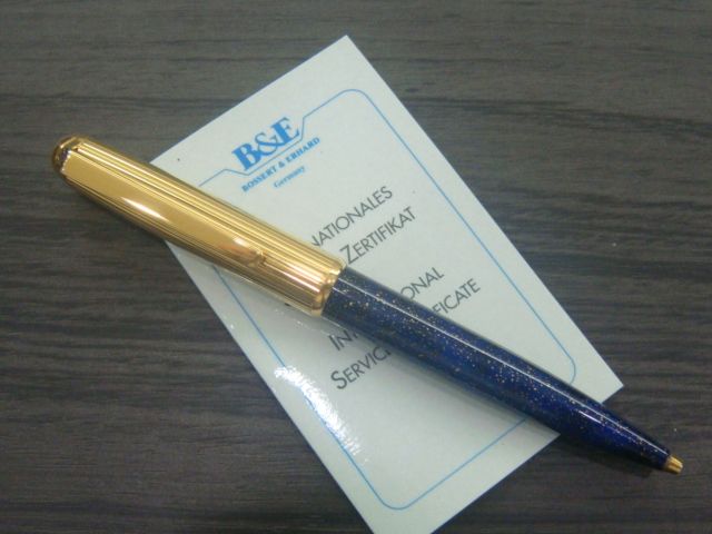 blue Lacquer with Vermeil Cap BP OEM MB Solitaire  