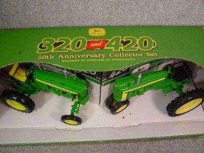 Ertl John Deere 320 420   50th Anneversary 116 w/original Box  