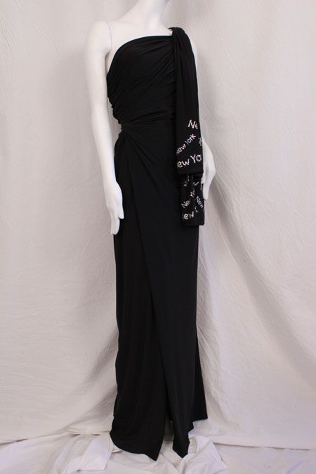 498 Tadashi Dress Gown New York USA 12 L #00089Q  