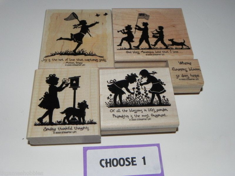 Stampin Up 1 Stamp Thankful Thoughts ~ Choose 1 Stamp ~ Individual 