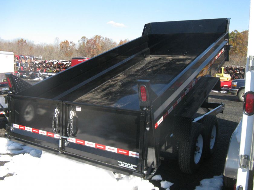 New 2012 Sure Trac 7x14 14k Low Profile Dump Trailer  