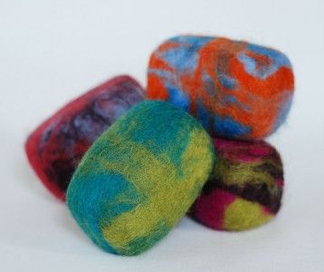 Spiderfelt Soap Felt Felting Kit Beginner w/ Wool Roving Soap CHOOSE 