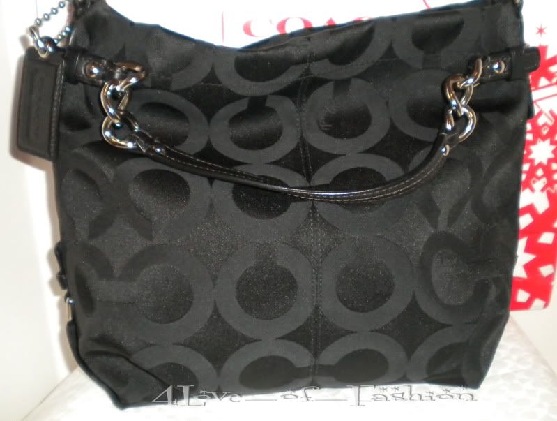 Coach SATEEN OP ART BROOKE HOBO 14147 SV/Blacki  