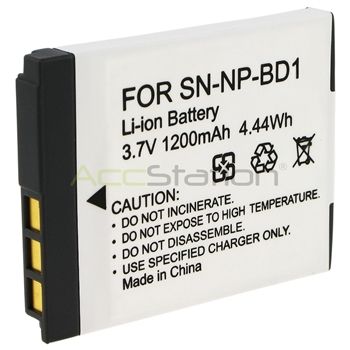 generic sony np bd1 fd1 compatible li ion battery for cybershot t2 t70 