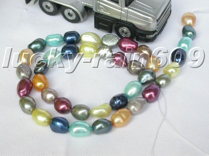 1pcs 11mm Multicolor baroque pearls loose beads s2013  