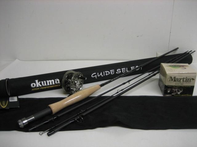   FLY ROD 86 4WT 4PC & MARTIN MOHAWK34 REEL COMBO W ROD TUBE  