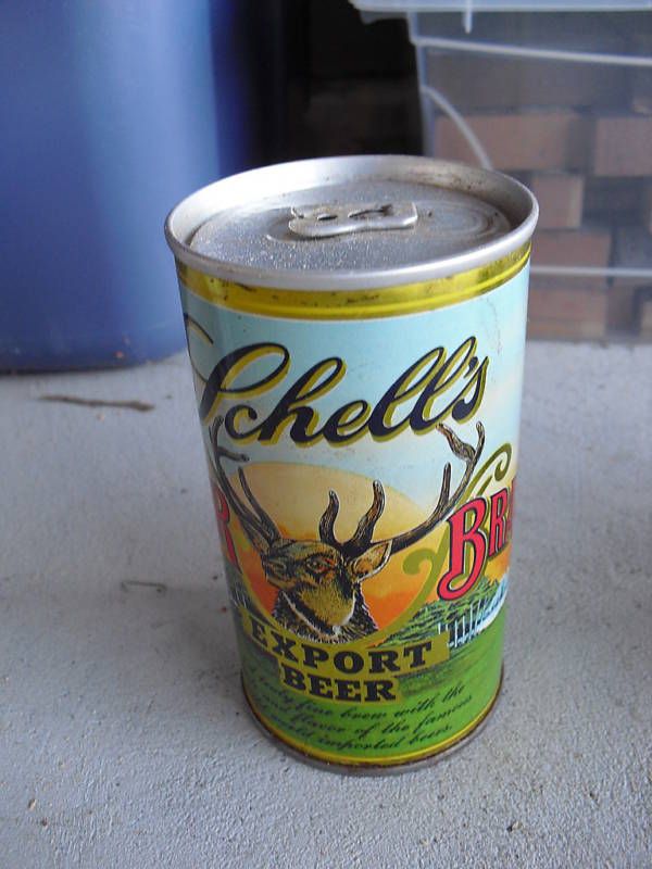 Vintage Beer Can Schells Deer Brand Beer LOOK  