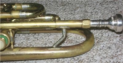   Ambassador Fullerton CA Cornet 1959 & Bach 7C Mouthpiece & Case  