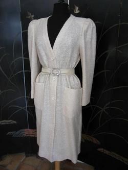 RARE AGNONA ALTUNA VINTAGE COAT~ELIZABETH ARDEN SALON~M  