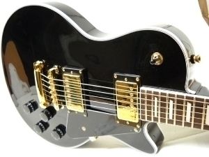 Black Stagg LP CUSTOM [VIDEO DEMO] w/ HARD SHELL CASE  