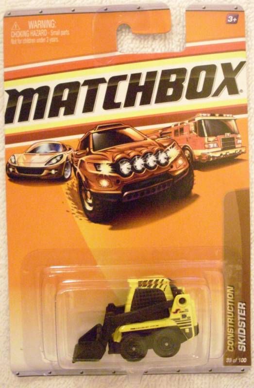 MATCHBOX SKIDSTER 100 SKID LOADER LOT OF 6 YELLOW/BLACK  