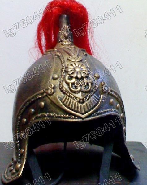 Wearable Chinese Ancient infantry helmet Copper Color  