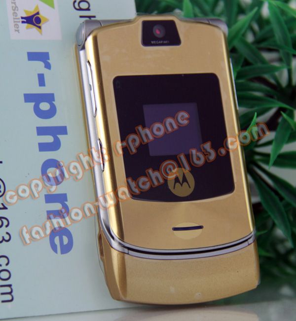MOTOROLA V3i RAZR Mobile Cell Phone GSM Unlocked & Gift 822248021834 