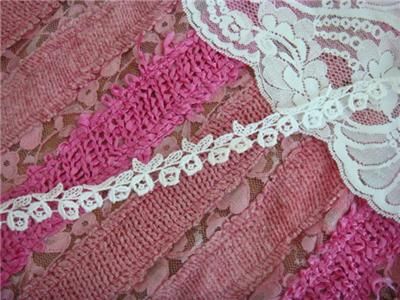 1Yd White Venise Venice Rose Floral Lace Trim 1 w  