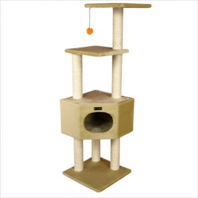 Armarkat 52 Faux Fur Cat Tree in Beige A5201 815481010024  