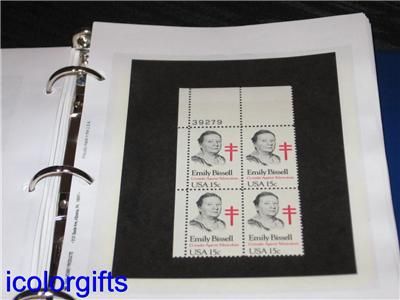   Collection of 101 Higher Denom. US Stamp Plate Block Mint Not Hinged