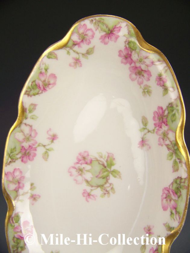 LIMOGES HAVILAND APPLE BLOSSOMS BONE DISHES  