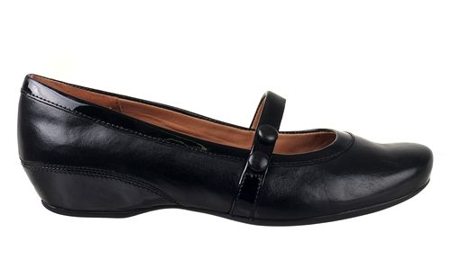 Clarks Womens Mary Jane Shoes Concert Hall Black Leather 31344  