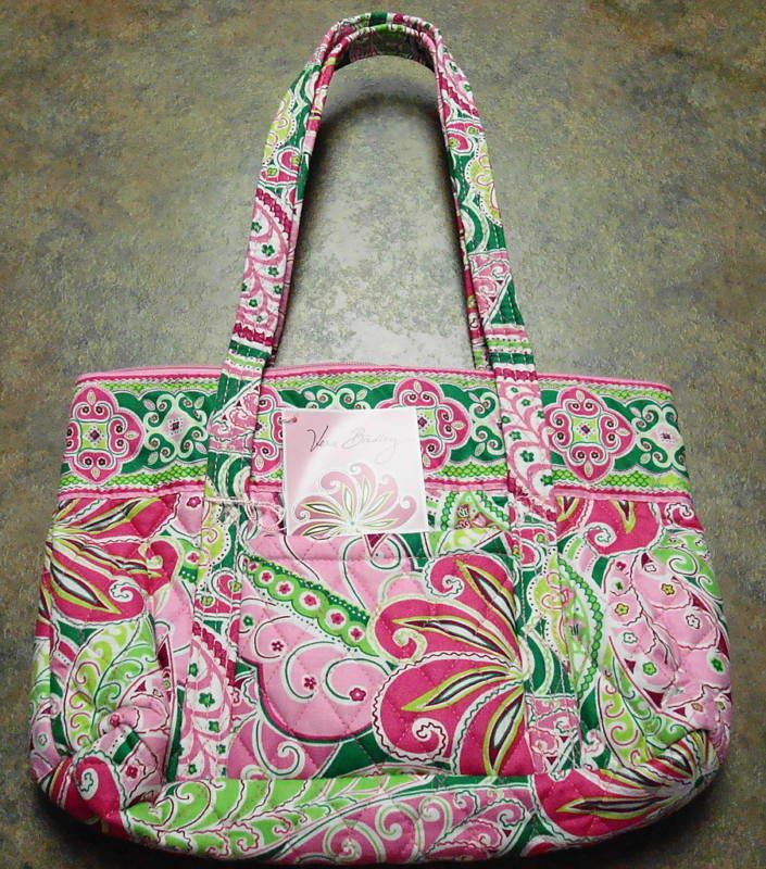 NWT VERA BRADLEY Little Betsy Handbag PINWHEEL PINK  