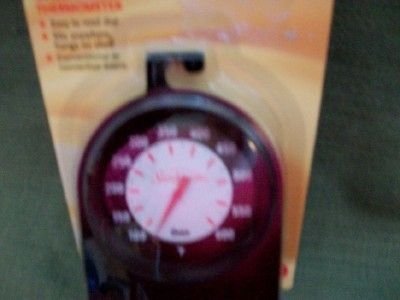 SUNBEAM OVEN THERMOMETER EASY TO READ DIAL SIT OR HANGS  