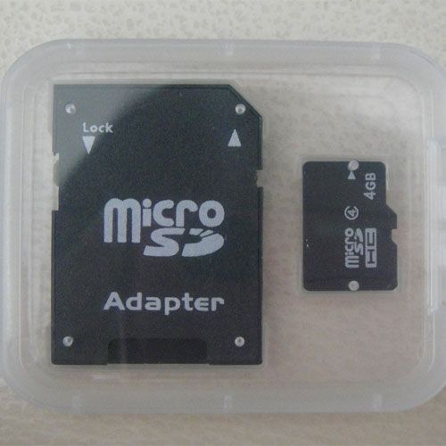 New 4G 4GB Micro SD TF Flash Memory Card + SD Adapter  