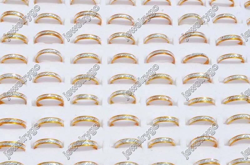 Wholesale lots 6styles 600 Colored Aluminum Rings free  