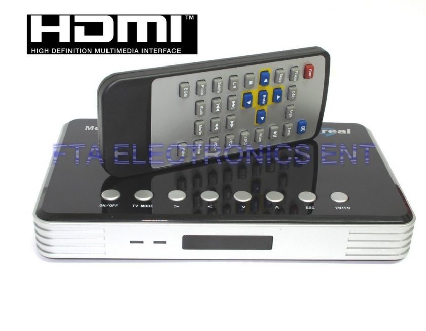 HDMI Media Player MMC/SD/USB Flash Drive AVI DVD HDTV  