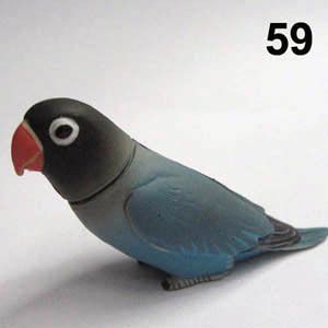 LOVEBIRD small parrot choco egg animal figure gift PET2  