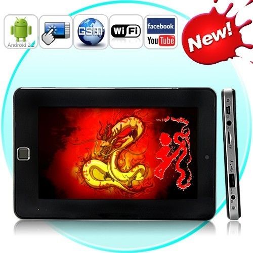 Nine Dragon Tabulus   Android 2.2 Tablet Phone with 7 Inch Touchscreen