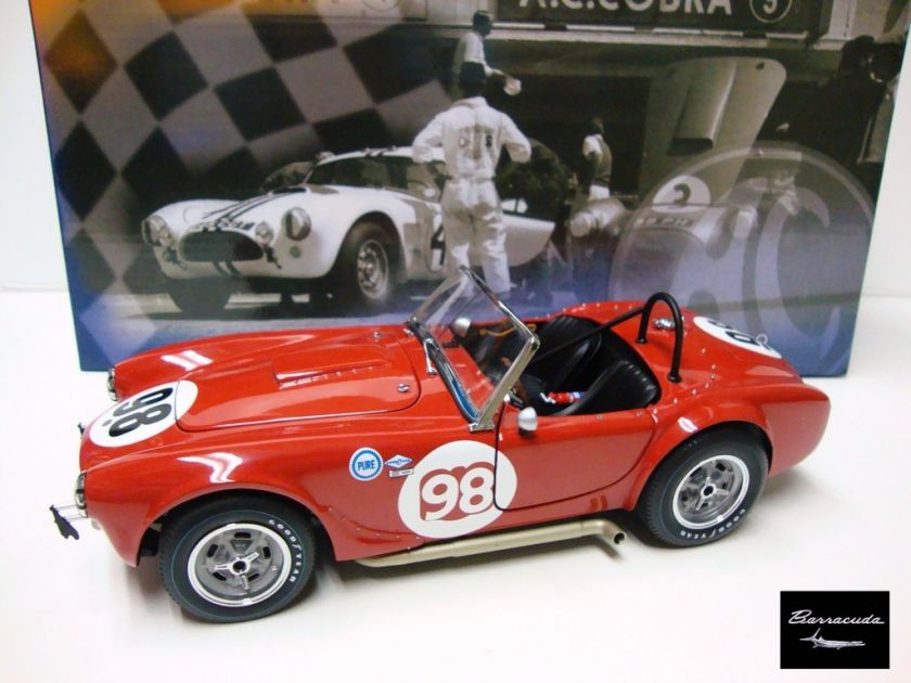 EXOTO RACING LEGENDS 1/18 KEN MILES 98 1963 AC COBRA  