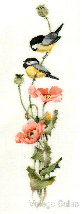 Heritage Valerie Pfeiffer Cross Stitch Chart ~ SERENADE IN PINK Sale 