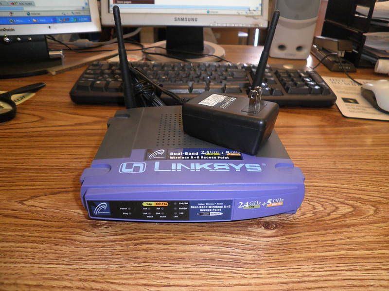 Linksys Dual Band 2.4GHz + 5GHz Wireless PN WAP55AG 