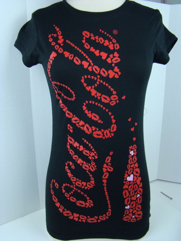 Coca Cola Black Kisses and Love Tee 1030  